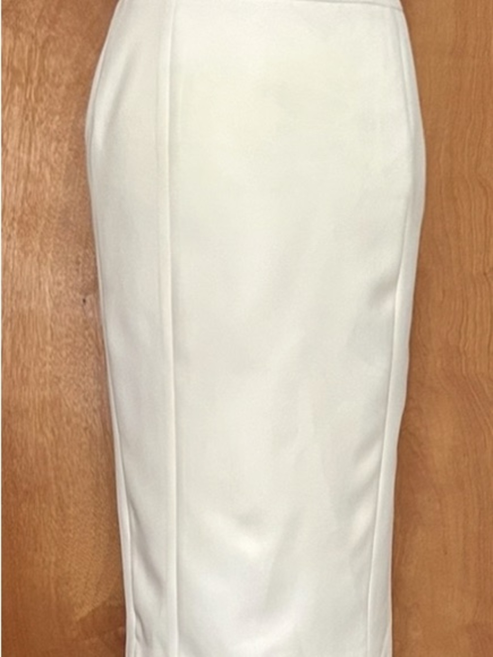 Nana Jacqueline Classic Off White Pencil Skirt - Women's Tailored Skirt